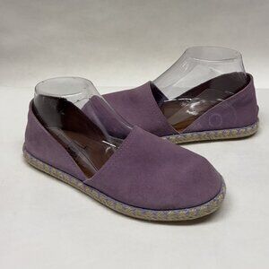 MIZ MOOZ WOMEN'S SLIP ON SUEDE ESPADRILLE FLATS PURPLE 37EU / 7US # F-31